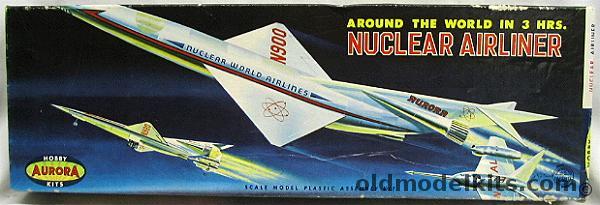 Aurora 1/200 Impetus Nuclear Airliner 'Around the World in 3 Hours', 129-98 plastic model kit